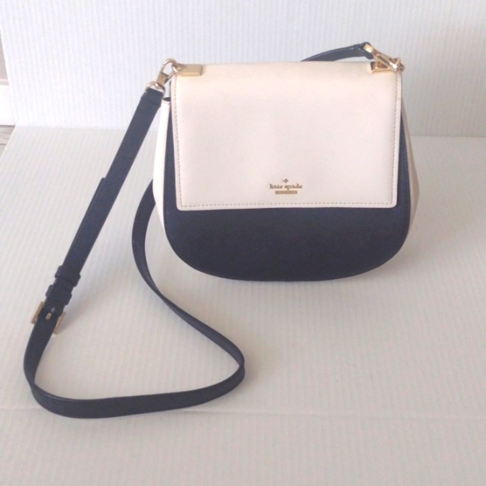 Kate Spade Crossbody Black and White